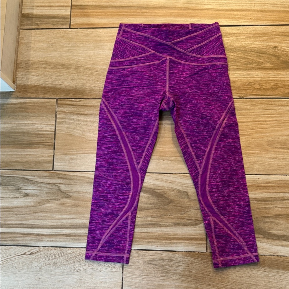 Lululemon Athletica Purple and Pink Leggings